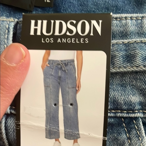 Hudson Jeans Light Blue Wide-Leg Denim - Picture 2 of 7